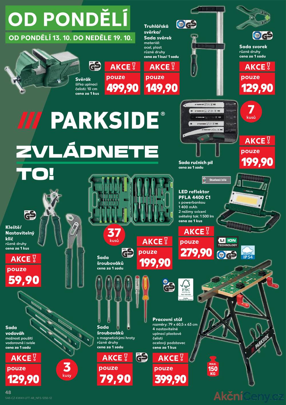 Leták Kaufland - Kaufland 8.10. - 14.10. - Kaufland - Příbram - strana 48