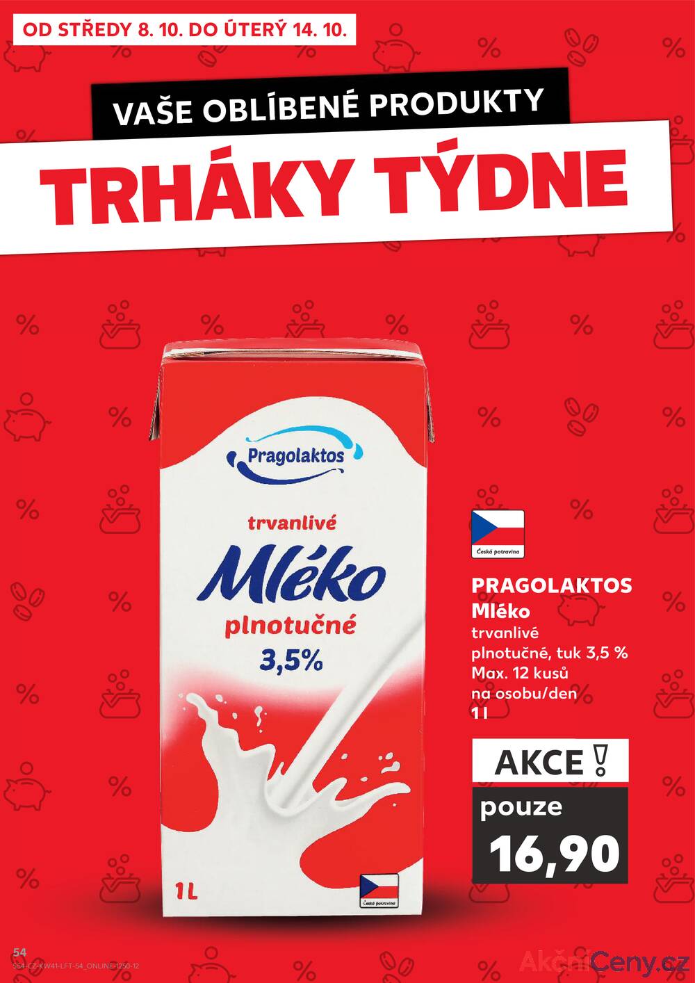 Leták Kaufland - Kaufland 8.10. - 14.10. - Kaufland - Příbram - strana 54