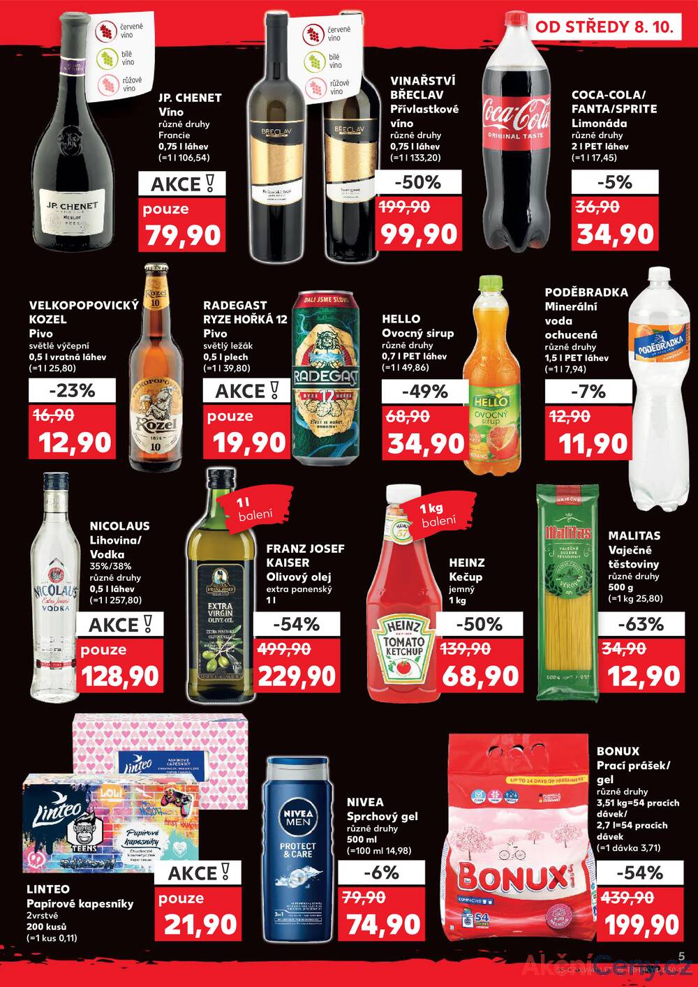 Leták Kaufland - Kaufland 8.10. - 14.10. - Kaufland - Olomouc - Hněvotínská - strana 5