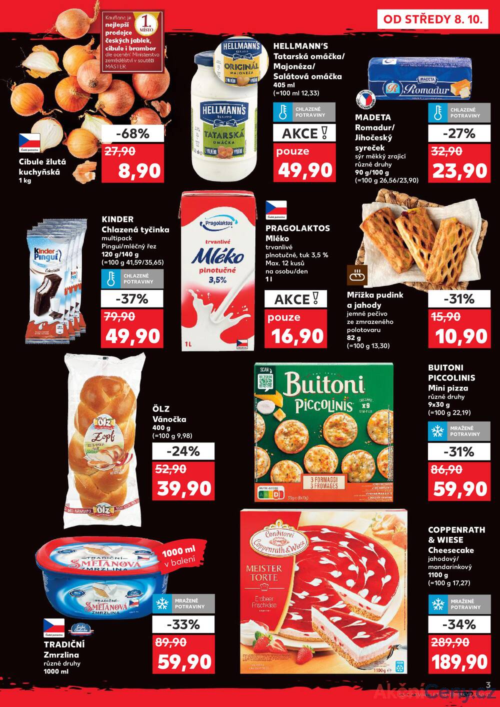 Leták Kaufland - Kaufland 8.10. - 14.10. - Kaufland - Jičín - strana 3