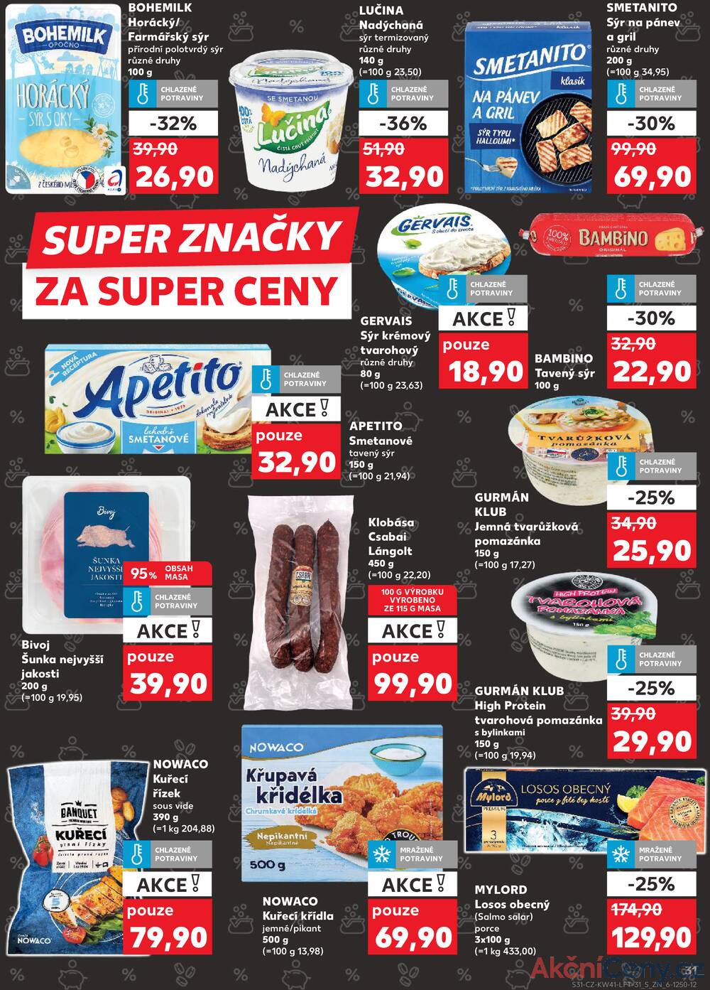 Leták Kaufland - Kaufland 8.10. - 14.10. - Kaufland - Znojmo (Dukelských bojovníků) - strana 31