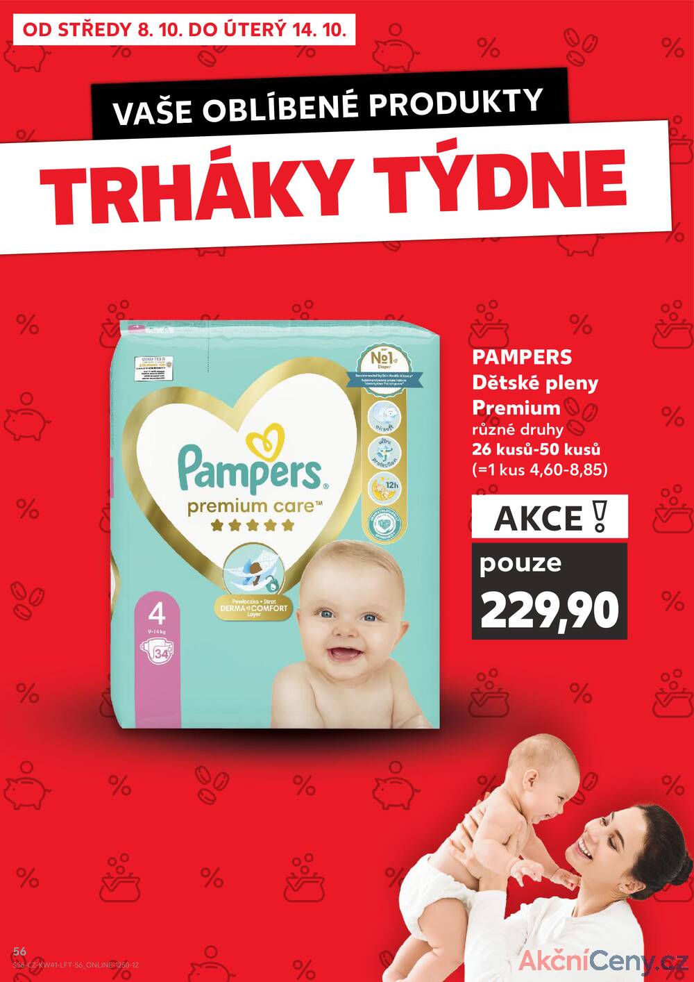 Leták Kaufland - Kaufland 8.10. - 14.10. - Kaufland - Znojmo (Dukelských bojovníků) - strana 56