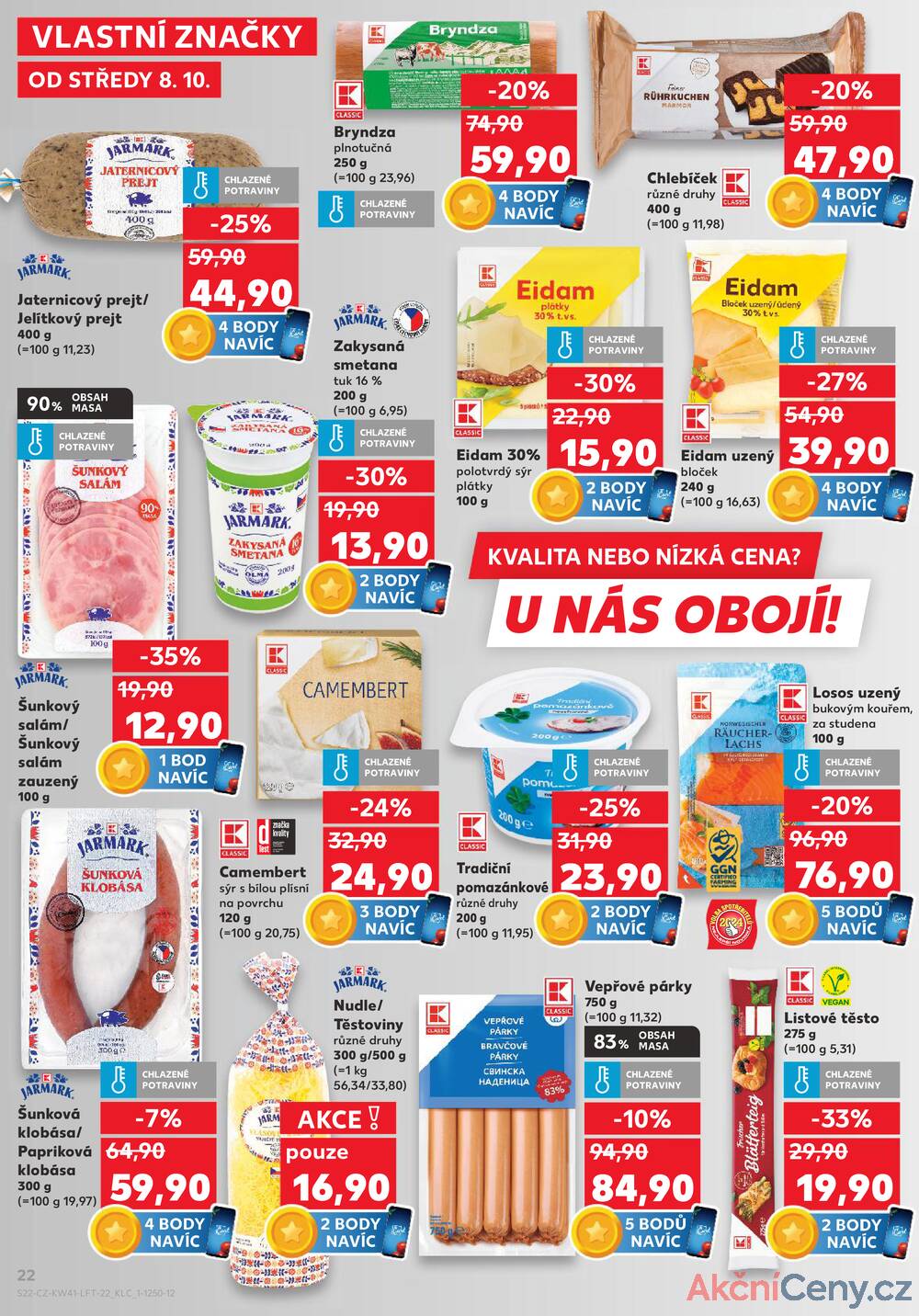Leták Kaufland - Kaufland 8.10. - 14.10. - Kaufland - Vsetín - strana 22