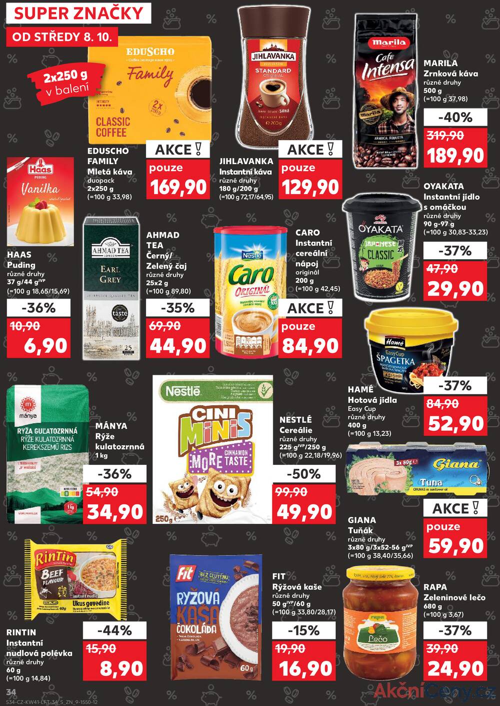 Leták Kaufland - Kaufland 8.10. - 14.10. - Kaufland - Vsetín - strana 34