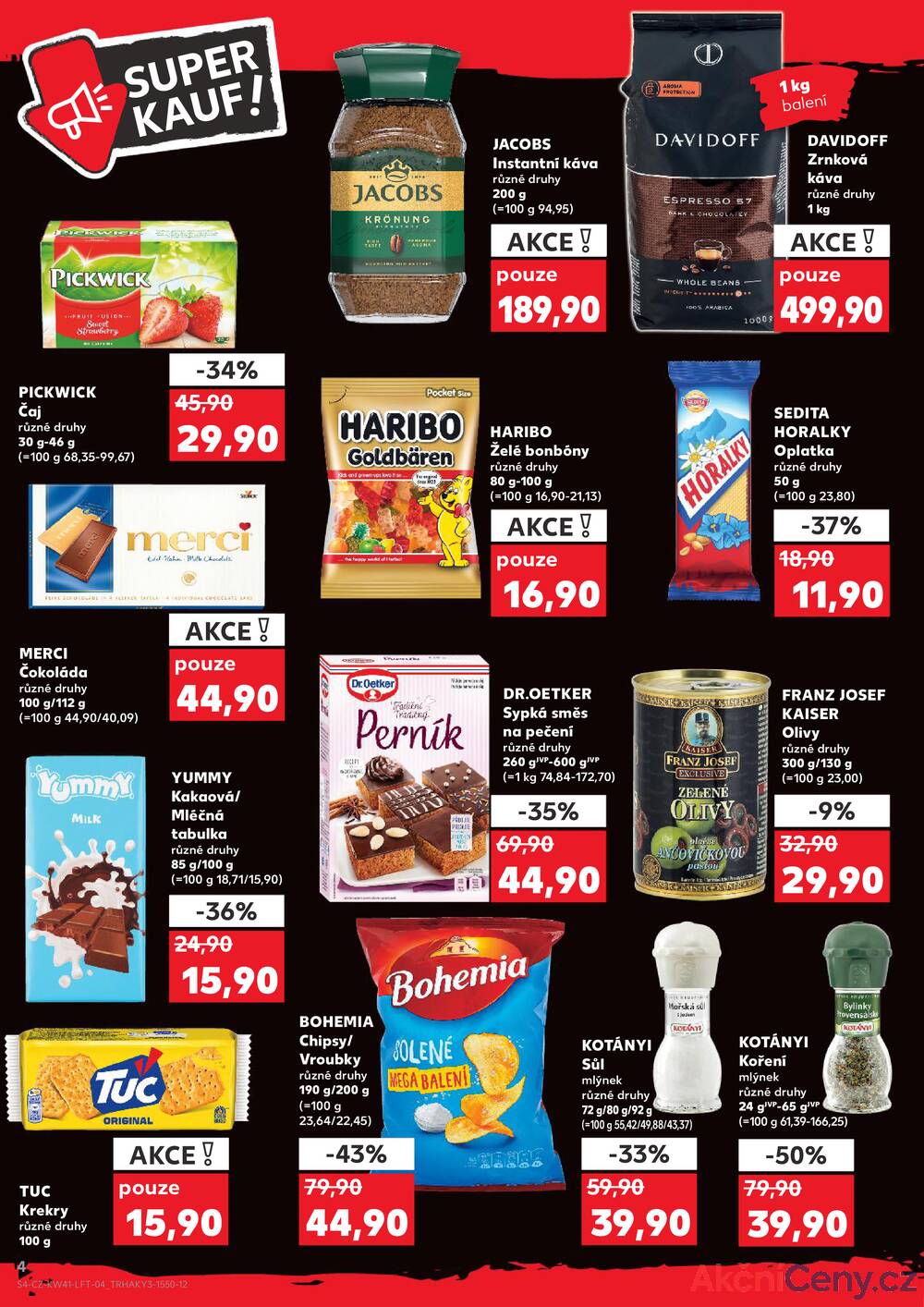 Leták Kaufland - Kaufland 8.10. - 14.10. - Kaufland - Blansko - strana 4