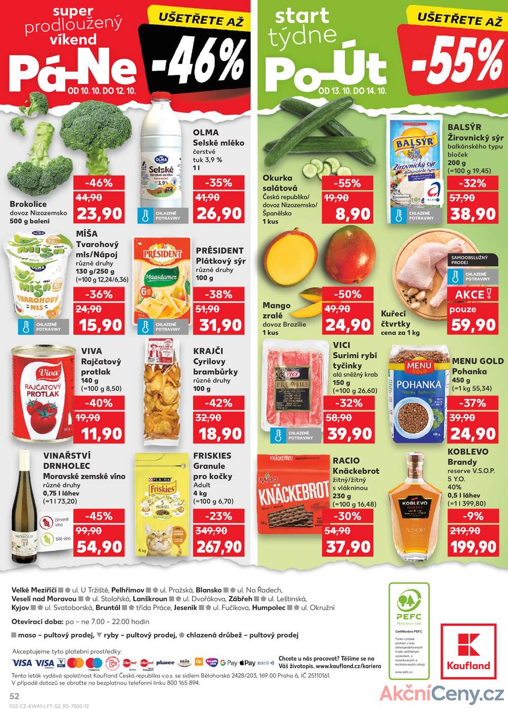 Leták Kaufland - Kaufland 8.10. - 14.10. - Kaufland - Bruntál - strana 52