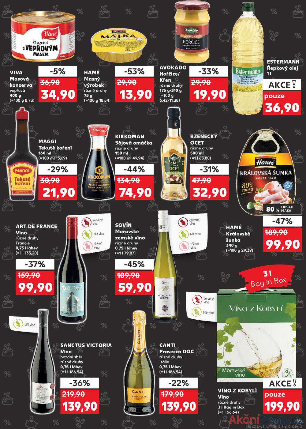 Leták Kaufland - Kaufland 8.10. - 14.10. - Kaufland - Šternberk - strana 35