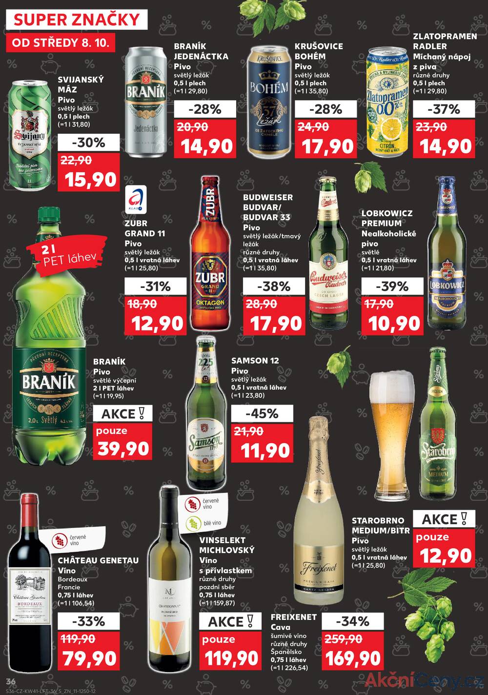 Leták Kaufland - Kaufland 8.10. - 14.10. - Kaufland - Brandýs nad Labem - strana 36
