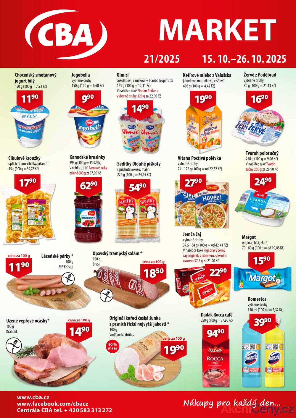 Leták CBA
		  platný do 26.10.2025 - strana 1