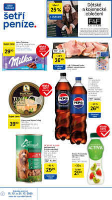Tesco supermarkety od 15.10. do 21.10.2025