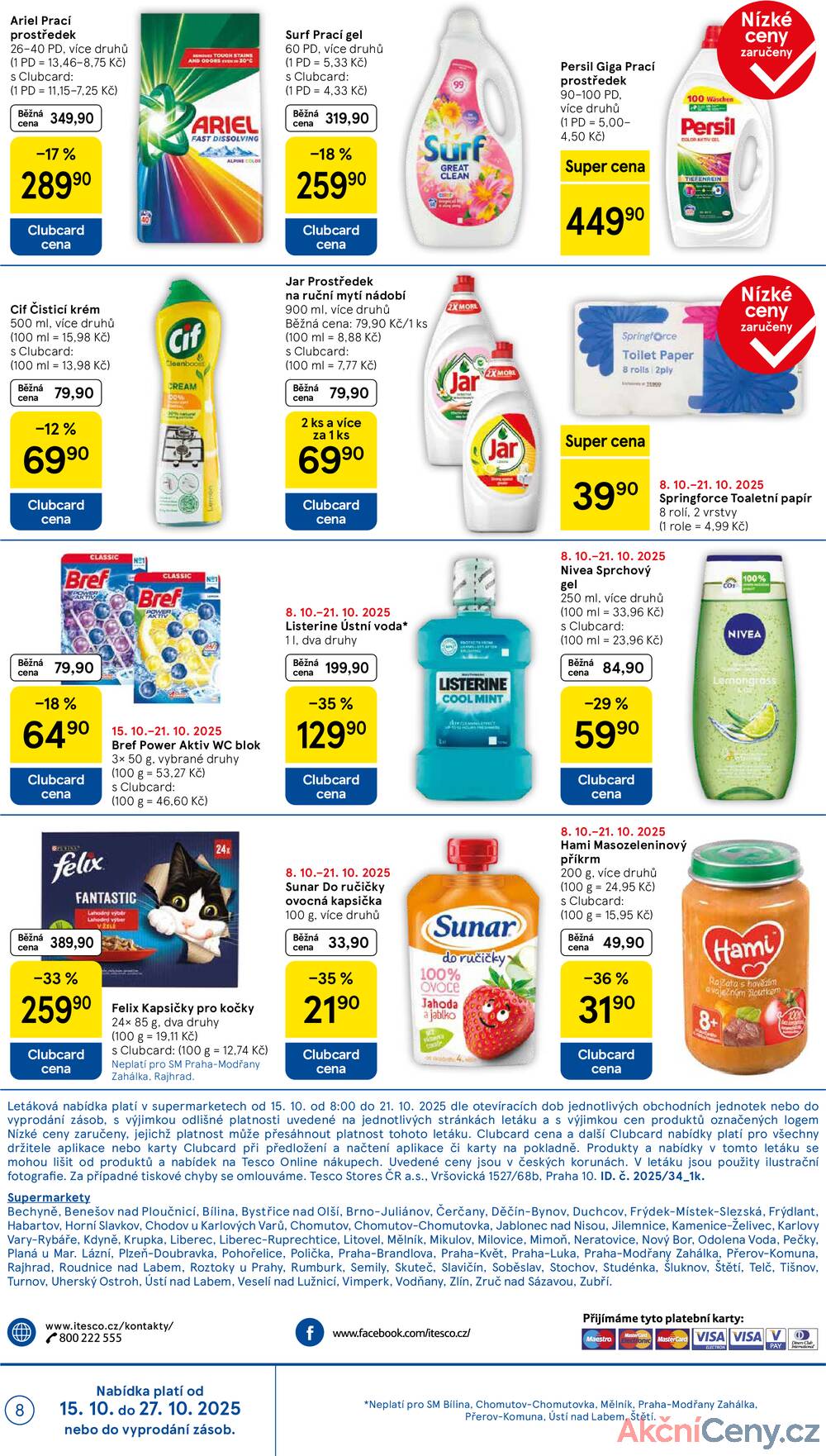 Leták Tesco - Tesco malé hypermarkety od 15.10. do 21.10.2025 - strana 8 Leták Tesco - Tesco malé hypermarkety od 15.10. do 21.10.2025 - strana 8