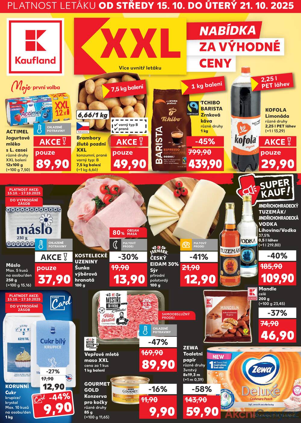 Leták Kaufland - Kaufland 15.10. - 21.10. - Kaufland - Domažlice - strana 1