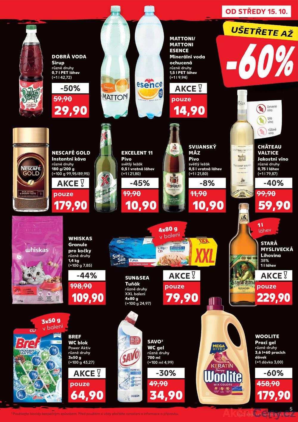 Leták Kaufland - Kaufland 15.10. - 21.10. - Kaufland - Strakonice - strana 5