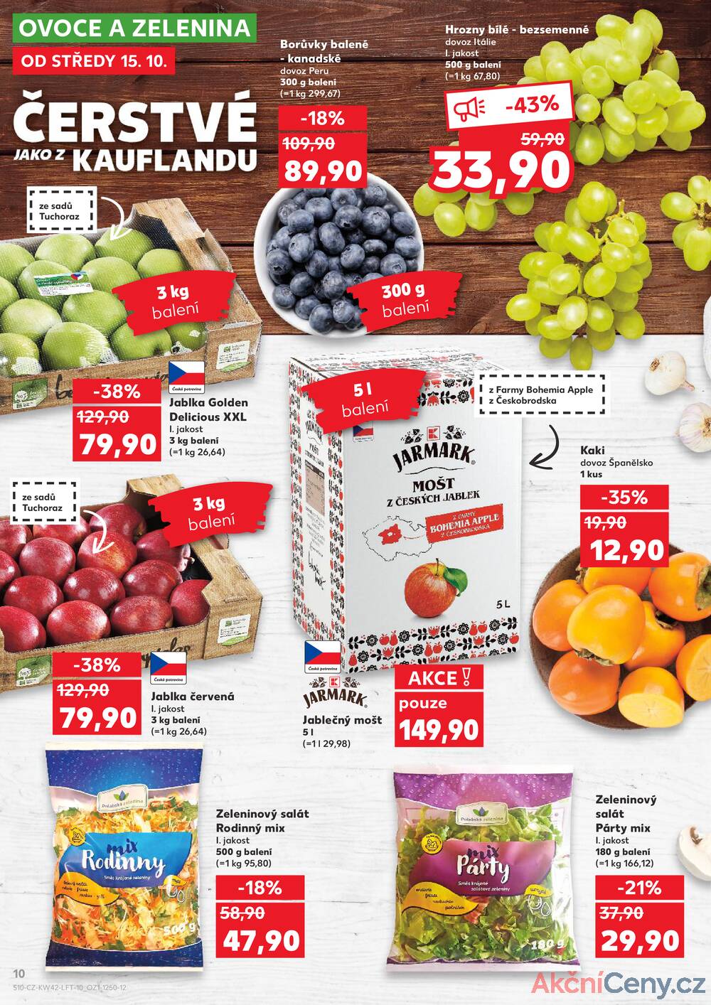 Leták Kaufland - Kaufland 15.10. - 21.10. - Kaufland - Strakonice - strana 10