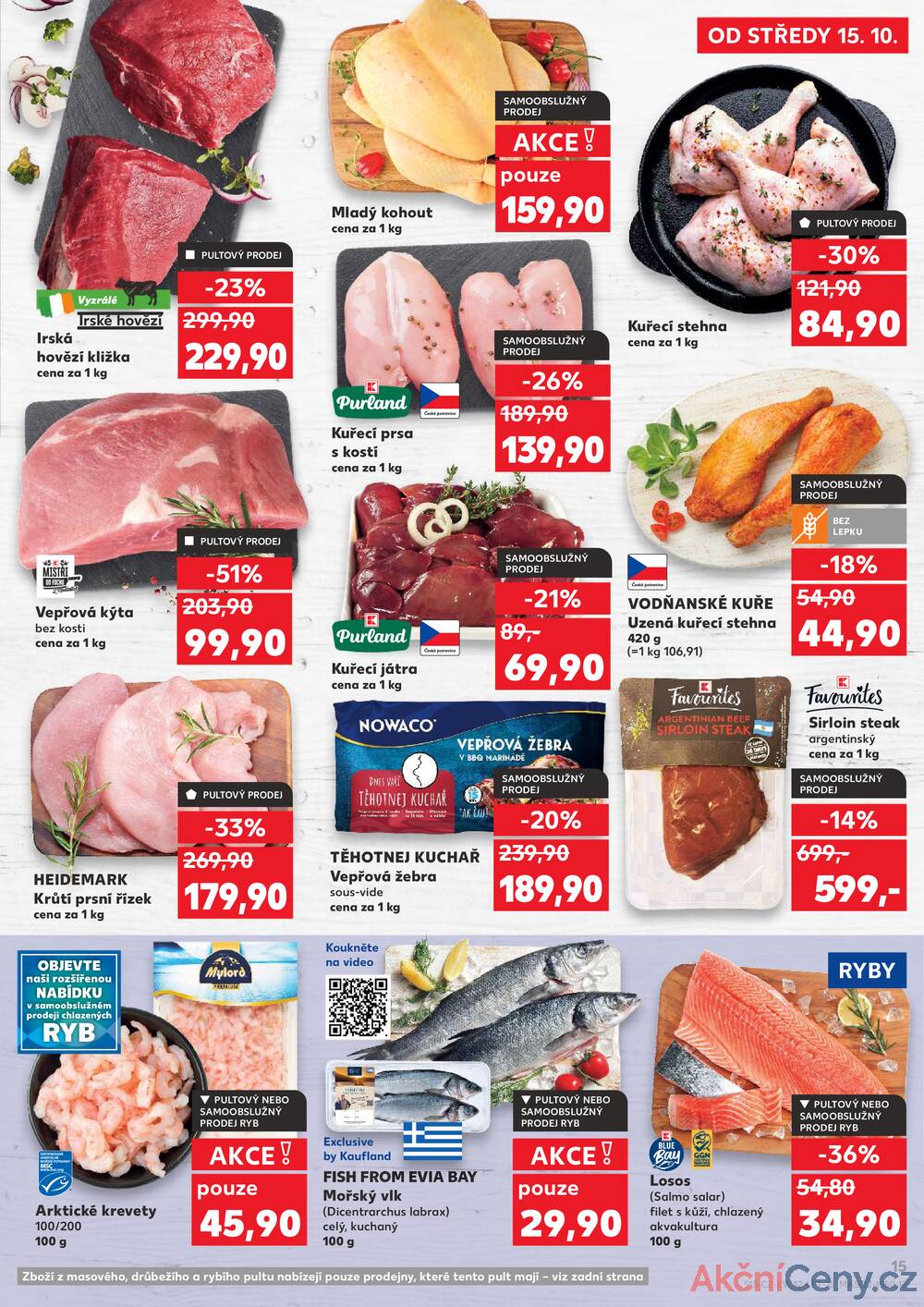 Leták Kaufland - Kaufland 15.10. - 21.10. - Kaufland - Strakonice - strana 15