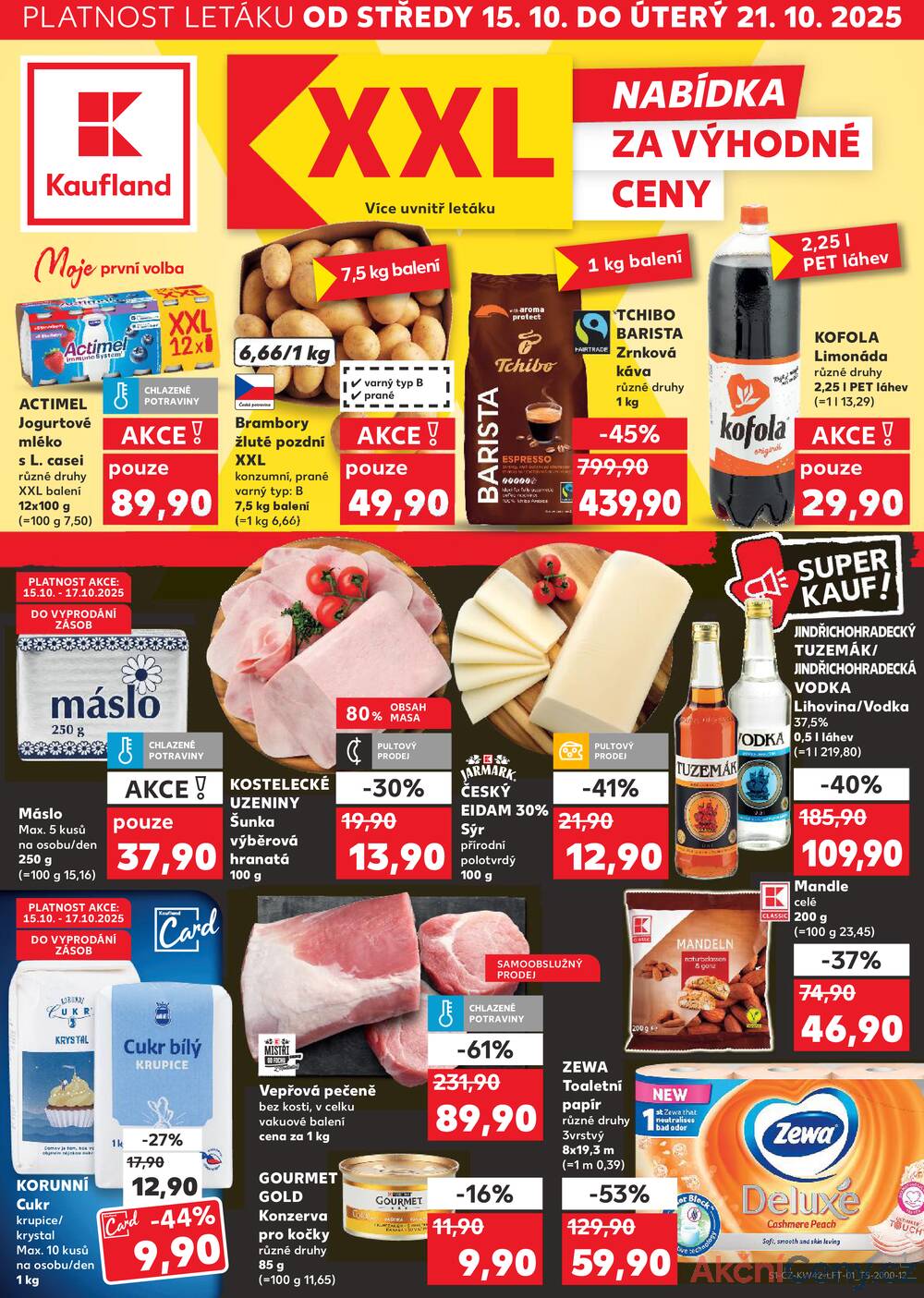 Leták Kaufland - Kaufland 15.10. - 21.10. - Kaufland - Třinec - Lyžbice - strana 1