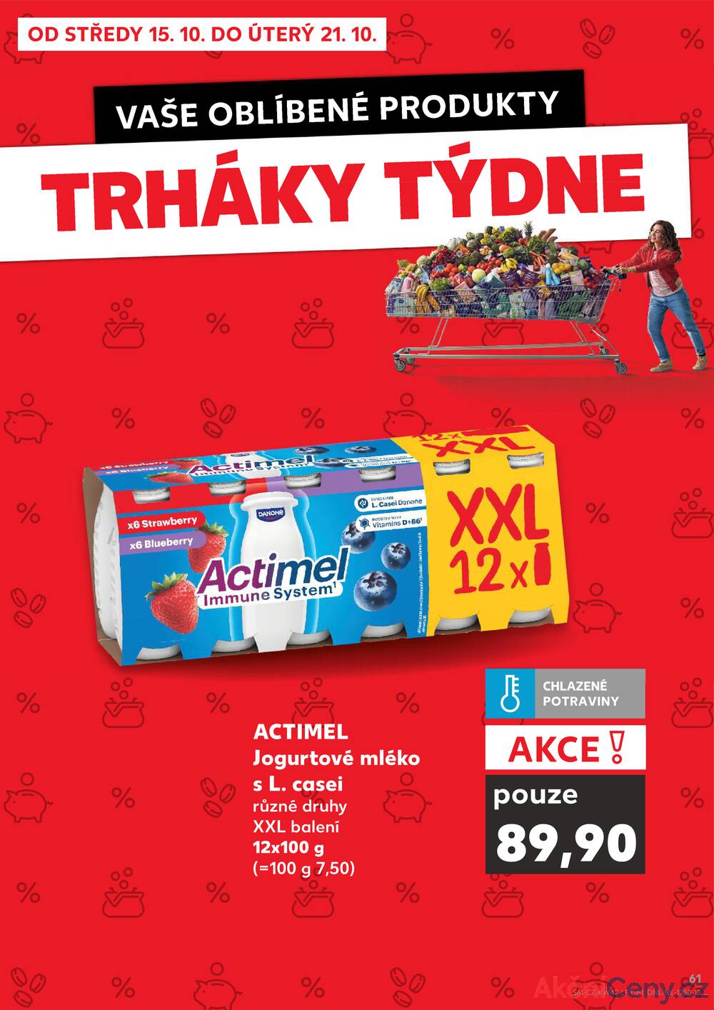 Leták Kaufland - Kaufland 15.10. - 21.10. - Kaufland - Liberec (Dr. M. Horákové) - strana 61
