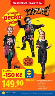 Lidl Čtvrtek od 16.10. do 19.10.2025
