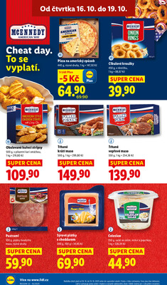 Lidl Čtvrtek od 16.10. do 19.10.2025