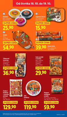 Lidl Čtvrtek od 16.10. do 19.10.2025