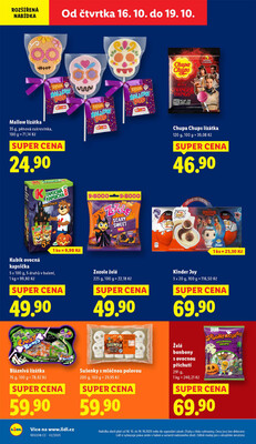 Lidl Čtvrtek od 16.10. do 19.10.2025