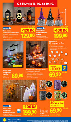 Lidl Čtvrtek od 16.10. do 19.10.2025