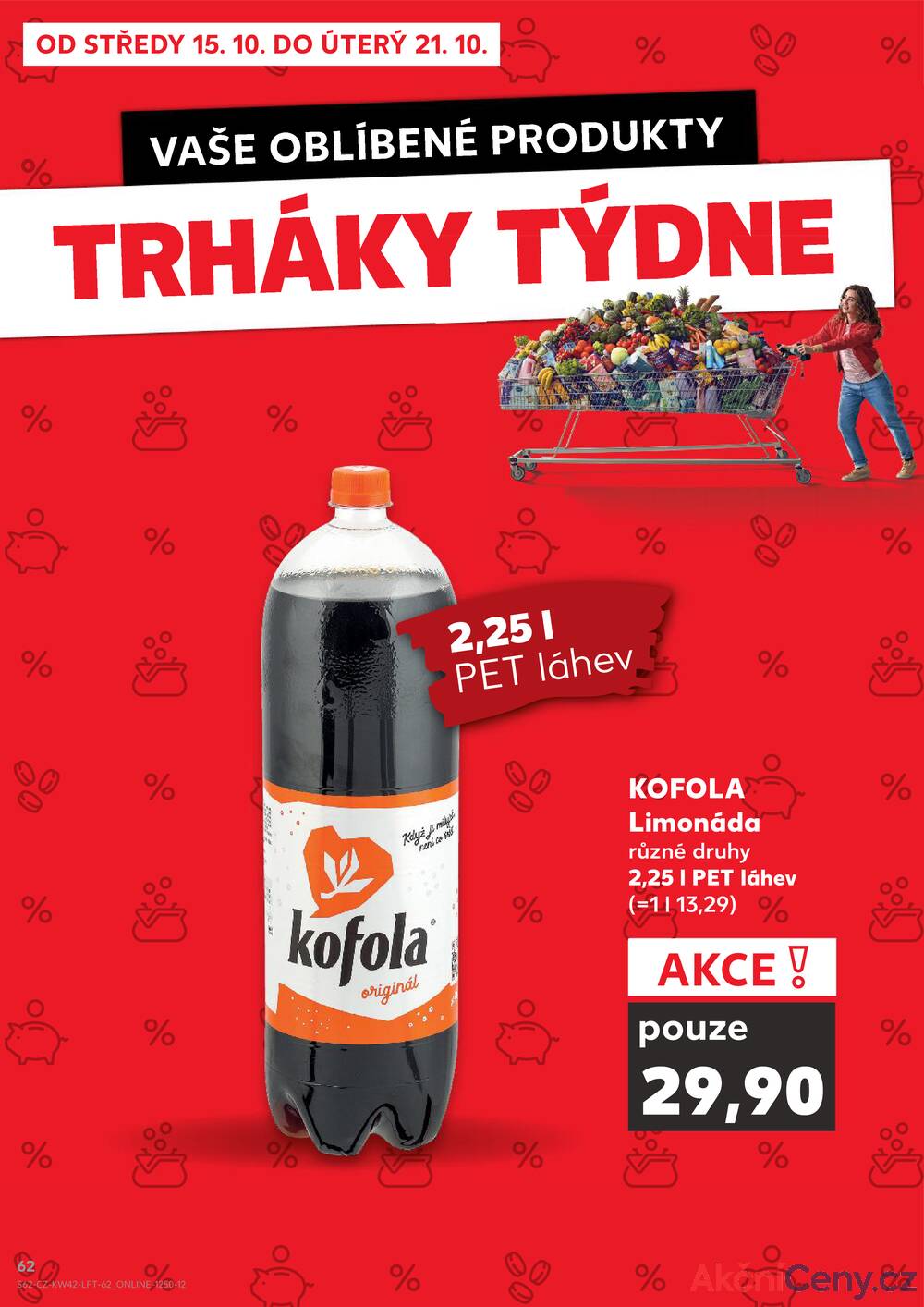 Leták Kaufland - Kaufland 15.10. - 21.10. - Kaufland Moravská Třebová - strana 62