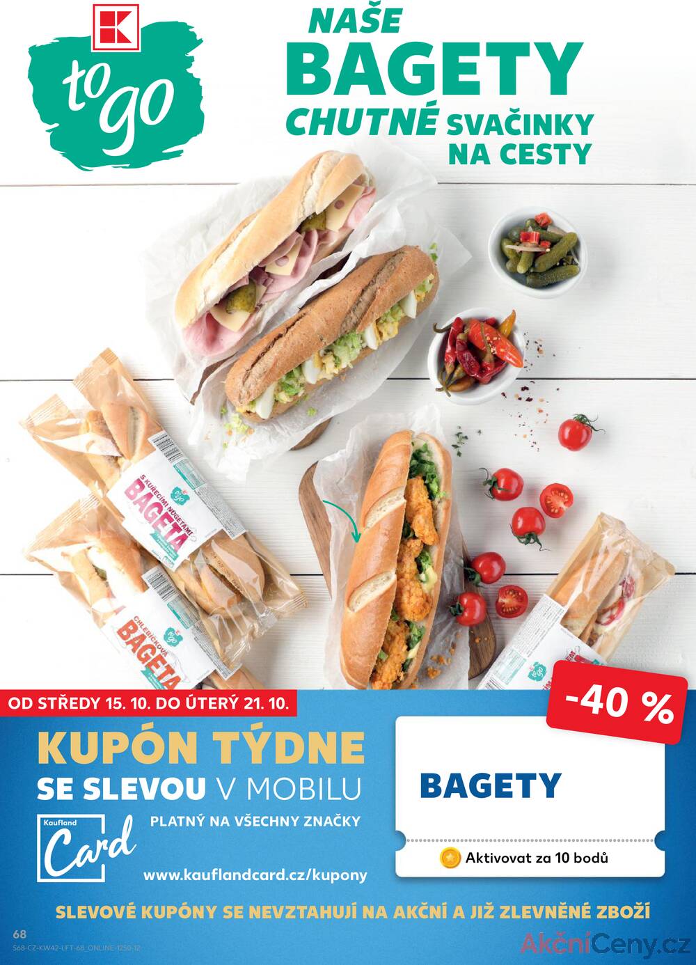 Leták Kaufland - Kaufland 15.10. - 21.10. - Kaufland Moravská Třebová - strana 68