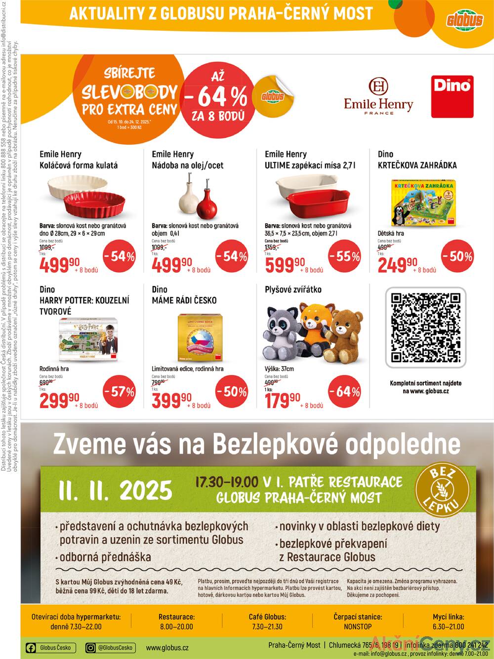 Leták Globus - Akční leták Globus 15.10. - 21.10.2025 - Globus Praha - Centrum Černý Most - strana 41