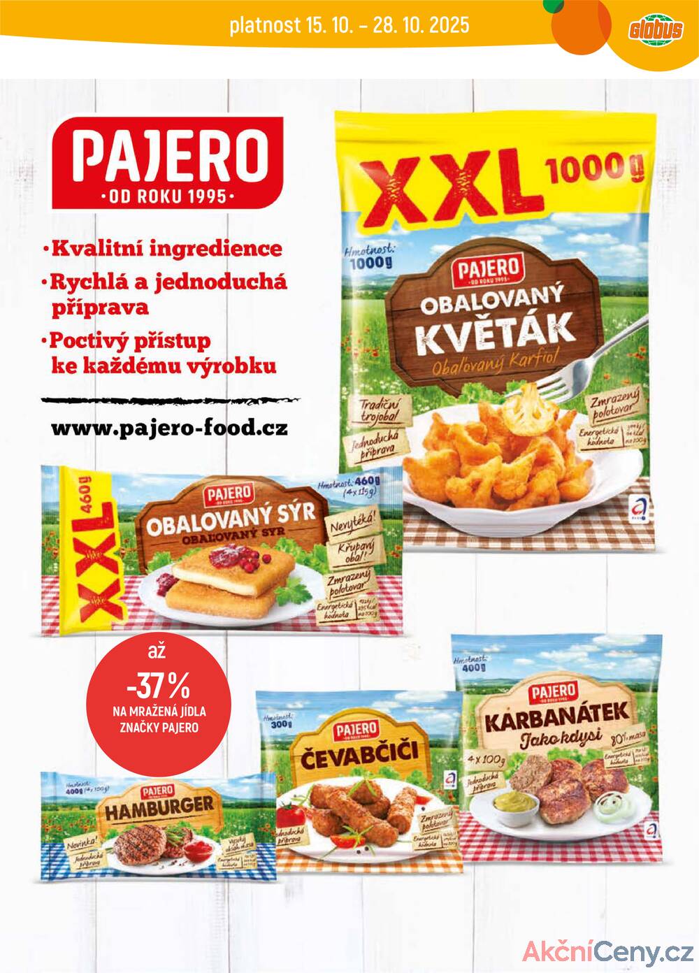 Leták Globus - Akční leták Globus 15.10. - 21.10.2025 - Globus Praha - Zličín - strana 24