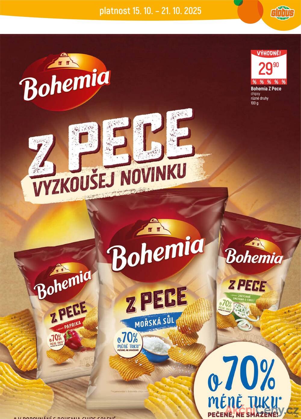 Leták Globus - Akční leták Globus 15.10. - 21.10.2025 - Globus Praha - Zličín - strana 29