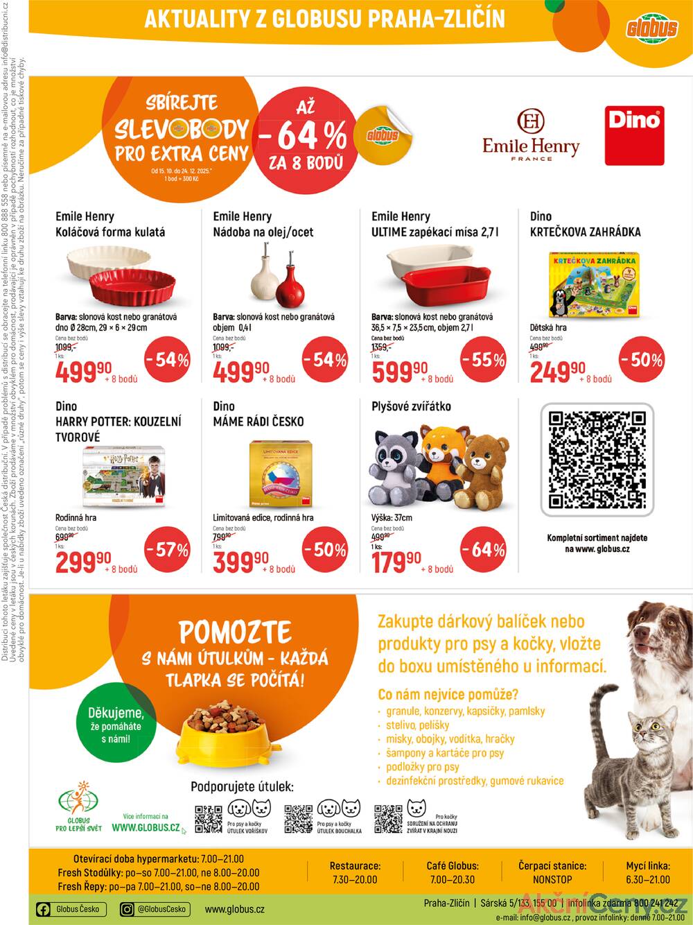 Leták Globus - Akční leták Globus 15.10. - 21.10.2025 - Globus Praha - Zličín - strana 41