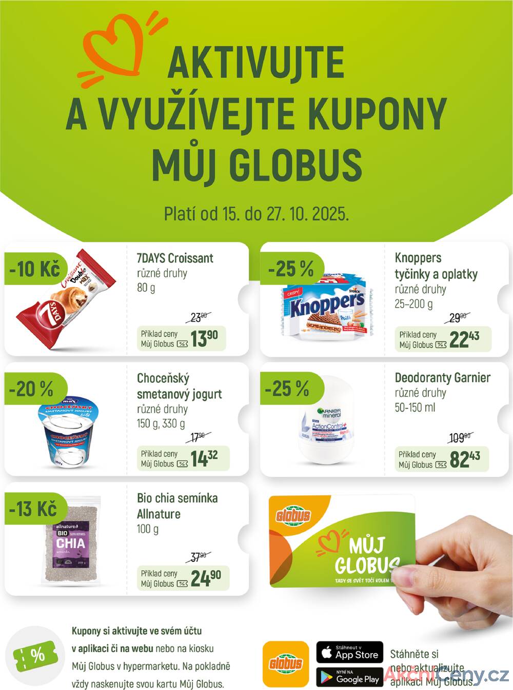 Leták Globus - Akční leták Globus 15.10. - 21.10.2025 - Globus Jenišov u Karlových Varů - strana 2
