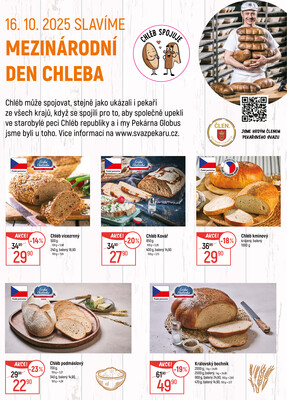 Akční leták Globus 15.10. - 21.10.2025 - Globus Pardubice