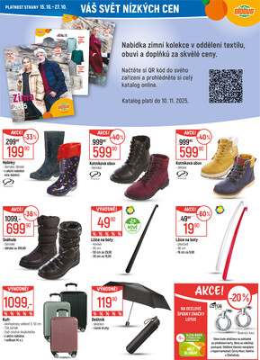Akční leták Globus 15.10. - 21.10.2025 - Globus Pardubice