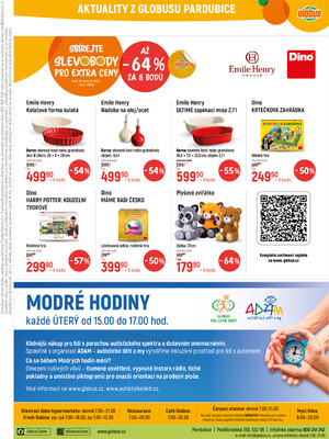 Akční leták Globus 15.10. - 21.10.2025 - Globus Pardubice