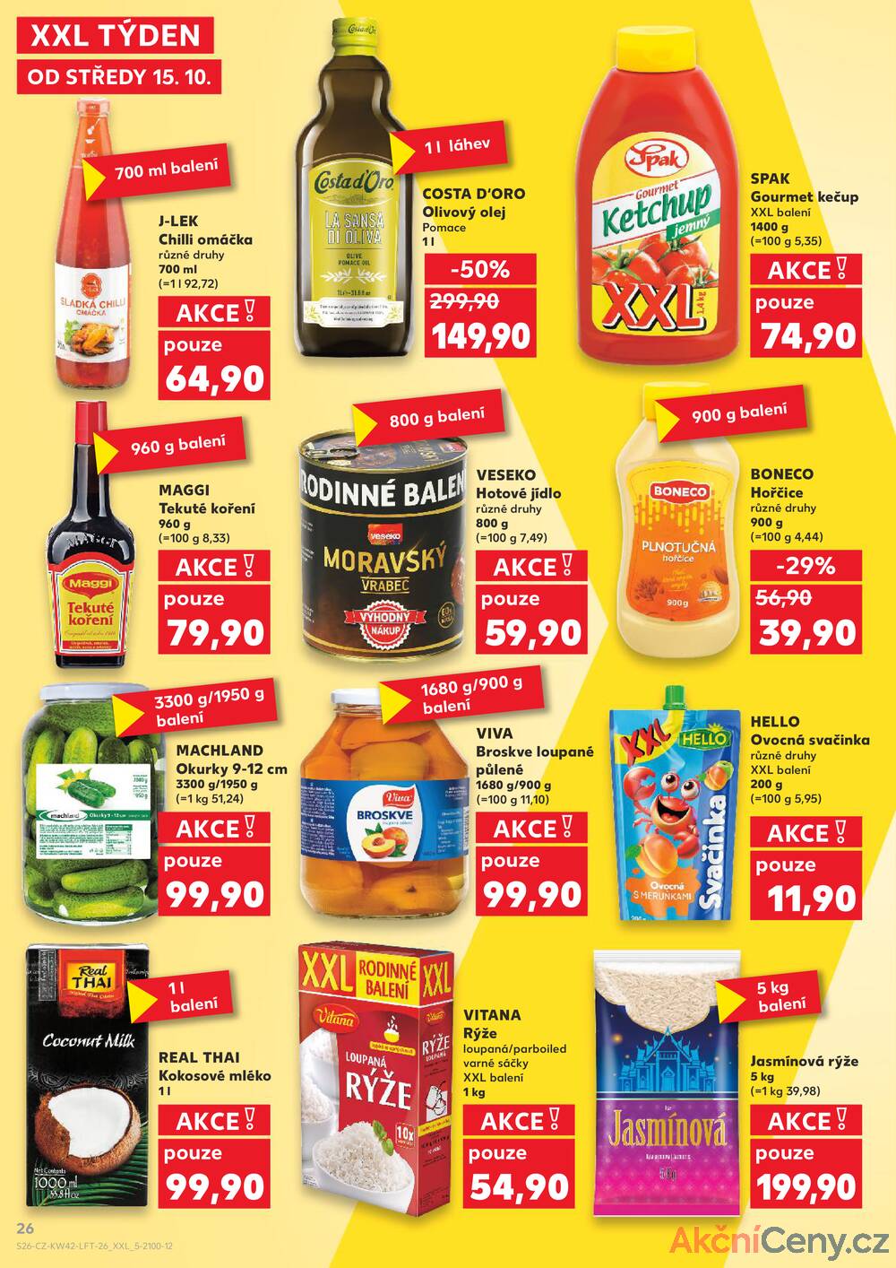 Leták Kaufland - Kaufland 15.10. - 21.10. - Kaufland - Plzeň (Sukova) - strana 26