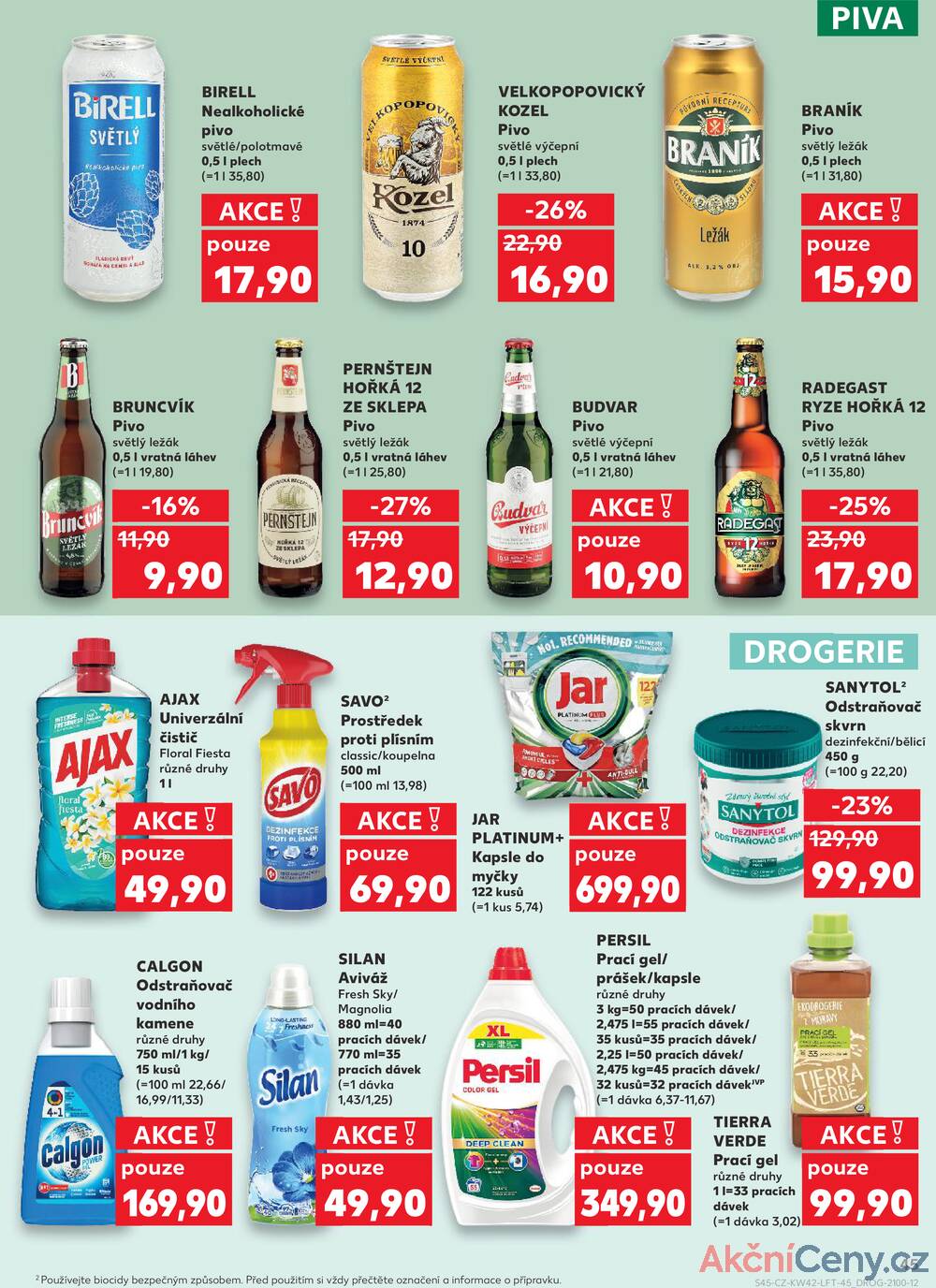 Leták Kaufland - Kaufland 15.10. - 21.10. - Kaufland - Plzeň (Sukova) - strana 45