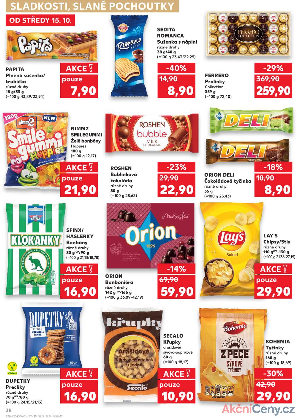 Leták Kaufland - Kaufland 15.10. - 21.10. - Kaufland - Šternberk - strana 38