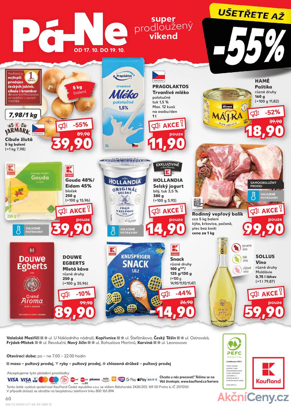 Leták Kaufland - Kaufland 15.10. - 21.10. - Kaufland - Valašské Meziříčí - strana 60