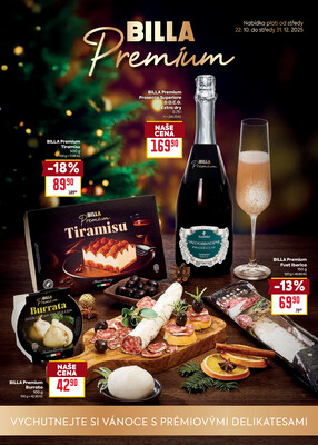 Leták Billa Premium od 22.10. do 31.12.2025