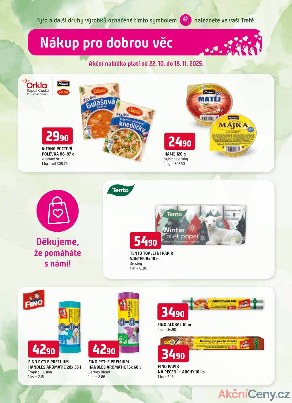 Leták Trefa
		  platný do 28.10.2025 - strana 14