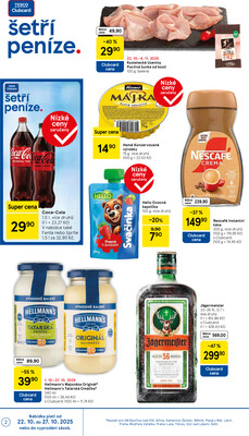 Tesco supermarkety od 22.10. do 28.10.2025