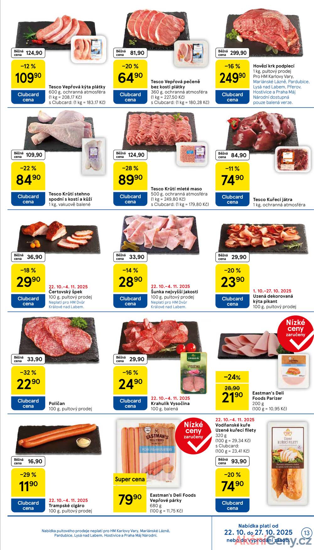 Leták Tesco - Tesco malé hypermarkety od 22.10. do 28.10.2025 - strana 13 Leták Tesco - Tesco malé hypermarkety od 22.10. do 28.10.2025 - strana 13