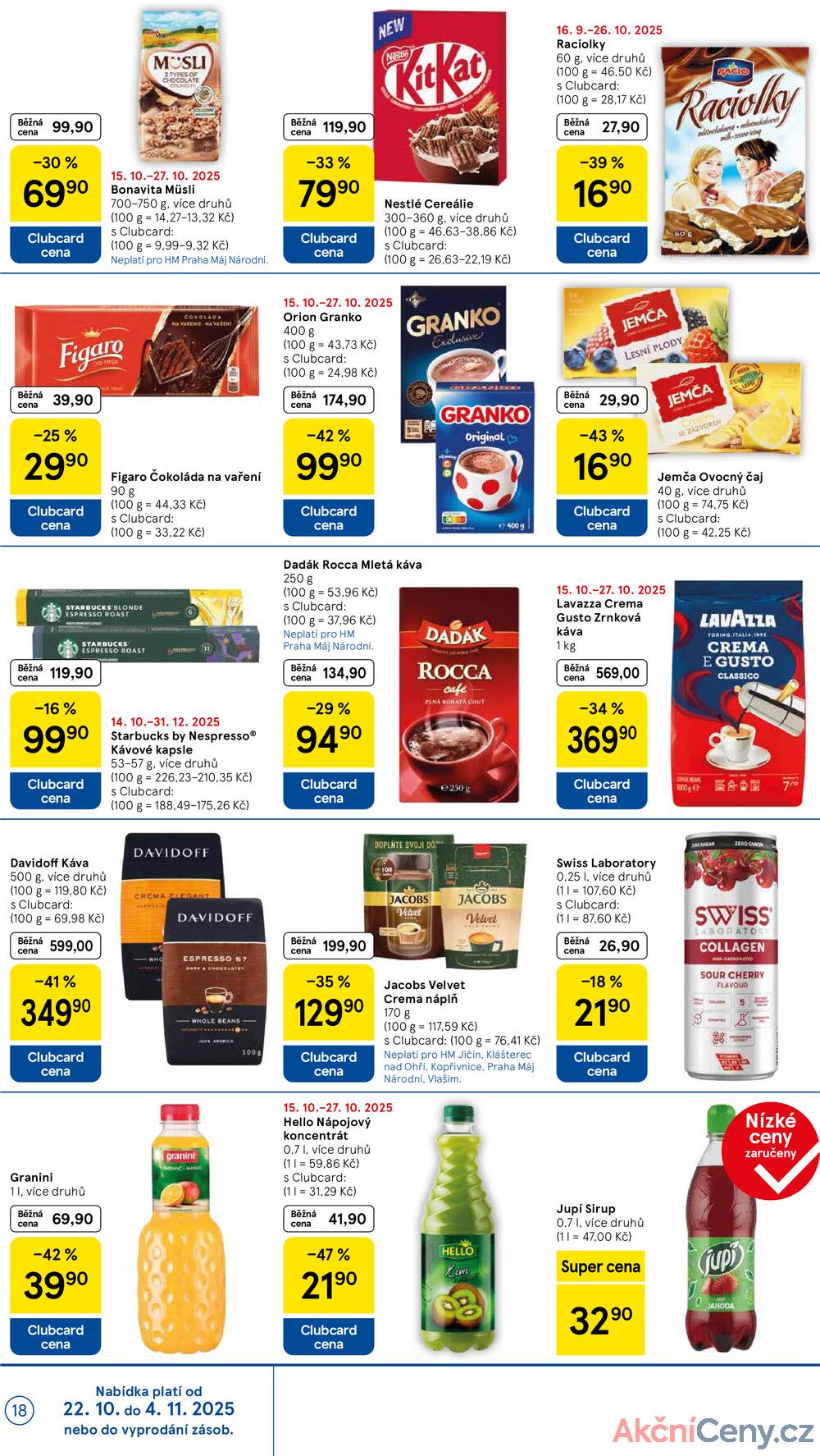 Leták Tesco - Tesco malé hypermarkety od 22.10. do 28.10.2025 - strana 18 Leták Tesco - Tesco malé hypermarkety od 22.10. do 28.10.2025 - strana 18