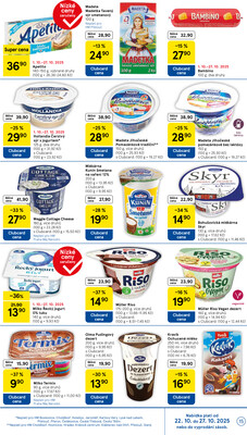 Tesco malé hypermarkety od 22.10. do 28.10.2025