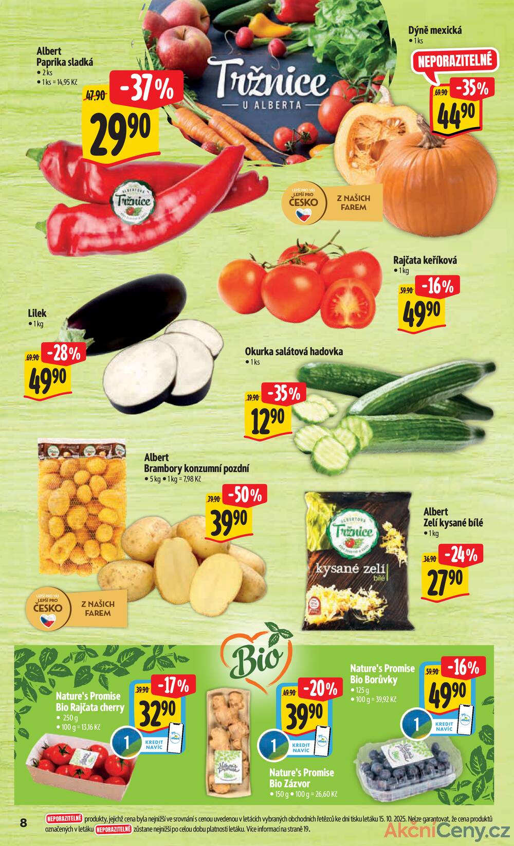 Leták Albert - Albert Hypermarket Jihomoravský od 22.10. do 27.10.2025 - strana 15