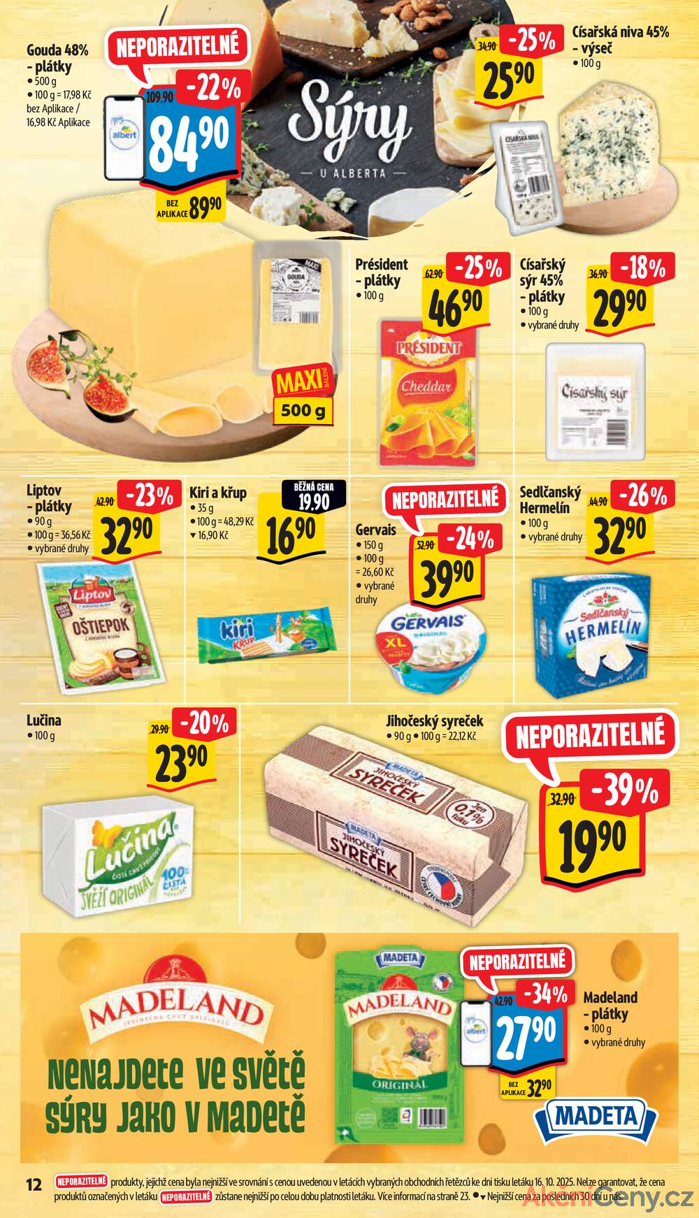 Leták Albert - Albert Supermarket Jihomoravský od 22.10. do 27.10.2025 - strana 22
