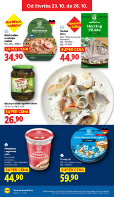 Lidl Čtvrtek od 23.10. do 26.10.2025
