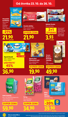 Lidl Čtvrtek od 23.10. do 26.10.2025
